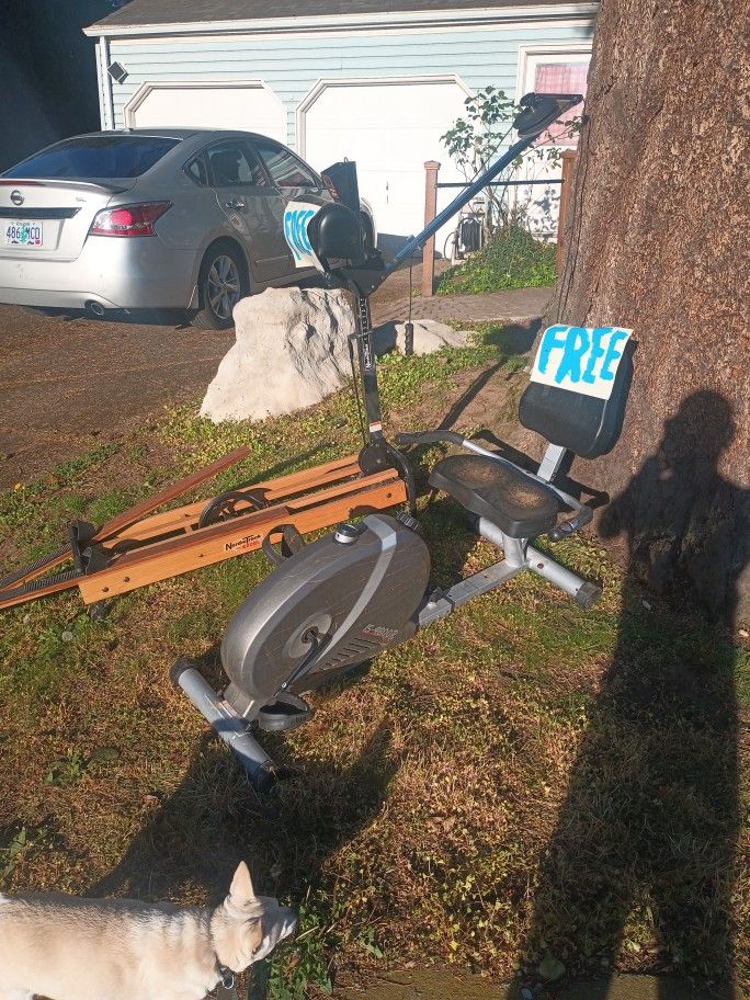 Nordic Trac And Exercise Bicycle