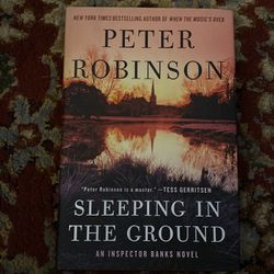 hard cover “Sleeping in the Ground” by Peter Robinson 
