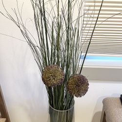 IKEA BERAKNA Glass Vase 17-3/4 Inch