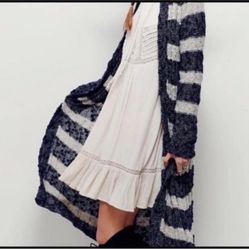Free people free Spirit Striped Boho Cardigan XS