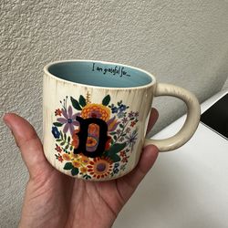 Natural life ceramic coffee mug