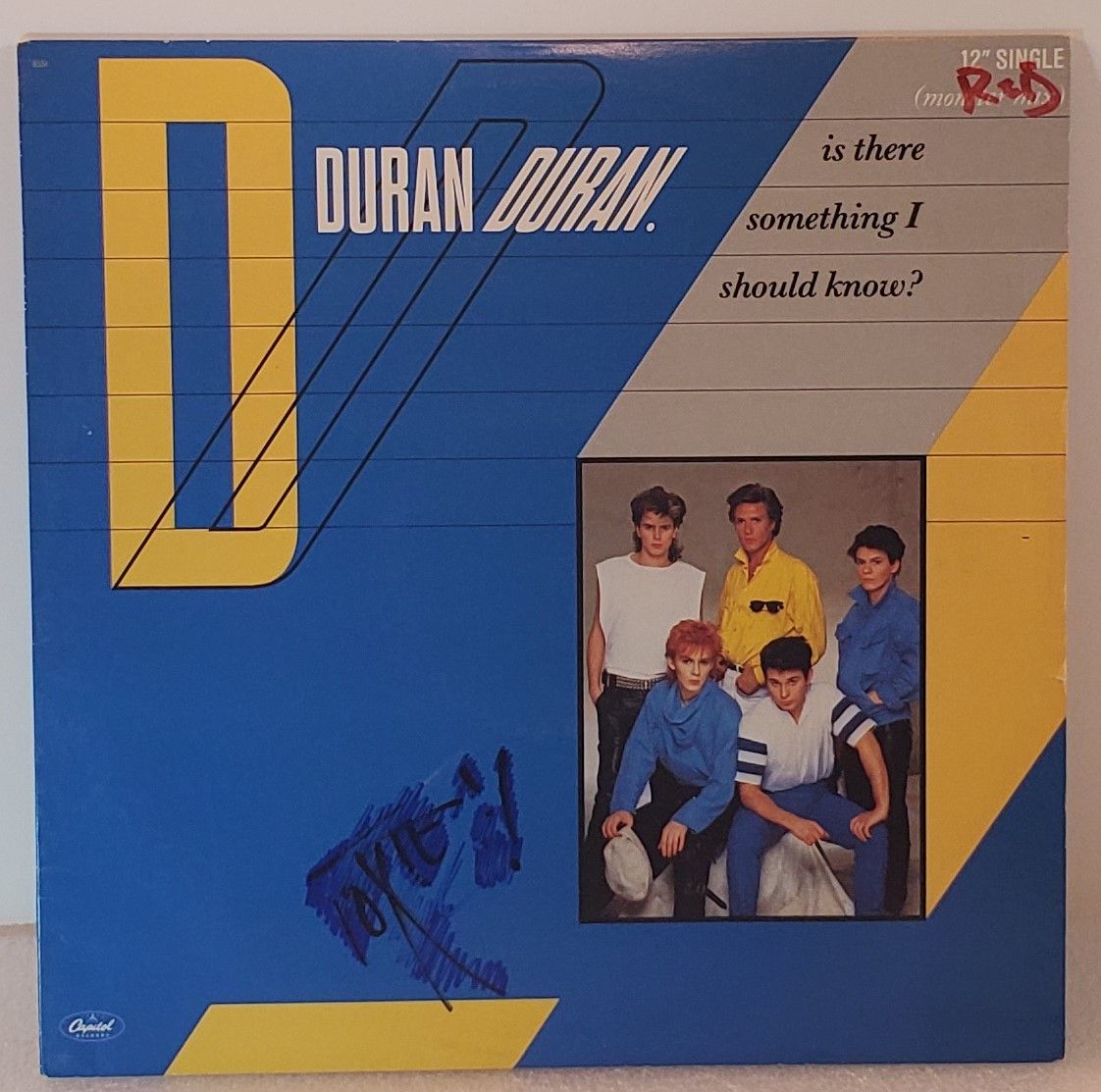 Rare! Duran Duran "Is There Something I Should Know" 12" Vinyl -1983