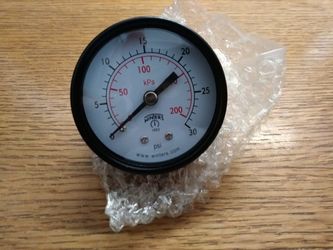 Pressure gauge 0-30 PSI