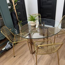 CB2 Table And Chairs READ DESCRIPTION With Delivery