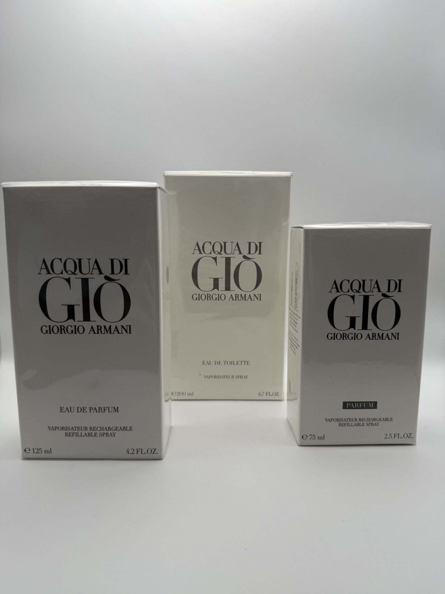 Acqua Di Gio Giorgi Armani Set or Individuals