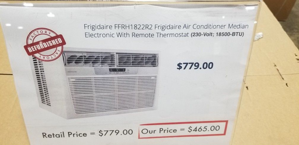 Frigidaire 18,500 BTU Window Air Conditioner