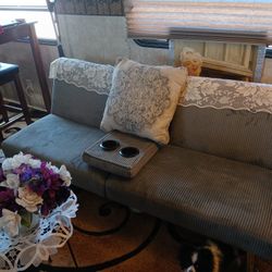 🩶🩶Cute PLUSH Grey Futon🩶🩶