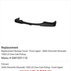 Silverado Bumper Pad 03-07