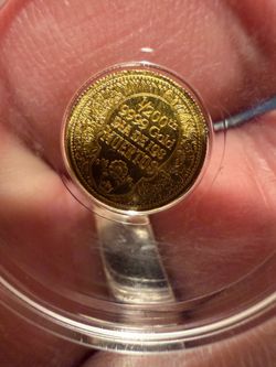 1/200 oz .9999 Fine Gold Round Monarch Day of the Dead Rose Skull in Capsule lot of 23
