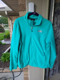 Fleece ladies North face jacket. Sz lg