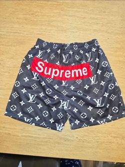 CUSTOM Supreme x LV Monogram Mesh Shorts