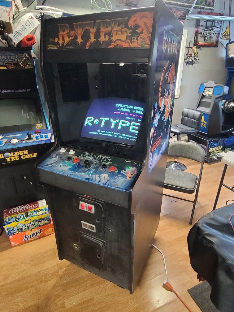 R-type arcade game works and takes quarters