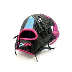 12″ Ice Cream T-Crossed Web Black Snake, Fuchsia Glove

