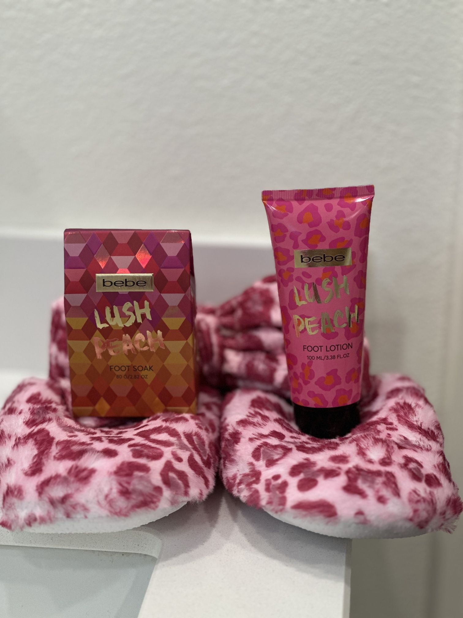 Bebe Lush Peach Foot Care Set