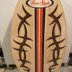 Pure Style Wooden Boogie Board