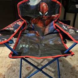 Kids Spider-Man Camping Chair And Sleeping Bag