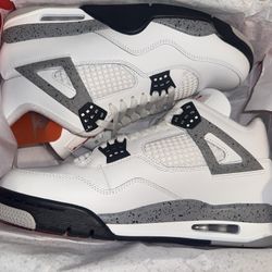 Jordan 4 White Cement 