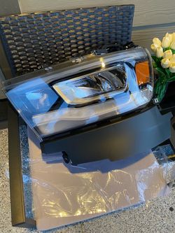 Jecoupoon Headlight Assembly Compatible with Ram 1(contact info removed)-2024 (contact info removed)3AB
