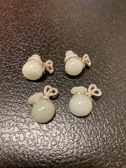 Jade Necklace Pendants With 925 Silver