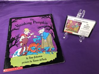 The Vanishing Pumpkin by Tony Johnston Scholastic Book and Cassette