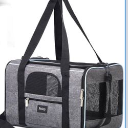 Pet Carrier for Cats,Small Dogs Under 15 Lbs(17x11x11 Inches),Delta/American/United Airline Approved Carriers, Cats Soft-Sided Carriers,Pet Travel Car