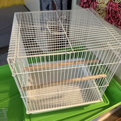 Brand new buggie parakeet cage With food and treats 