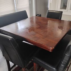 Kitchen Table Set 6 Seater