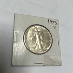 1943 silver half dollar