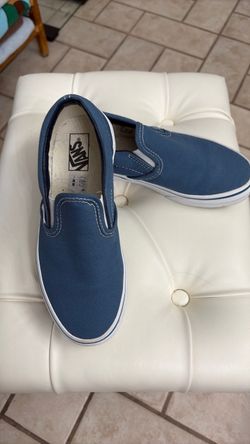 Baby blue new Vans Girls tennis shoes- size 3