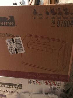 Kenmore Sewing Machine Carrying Case