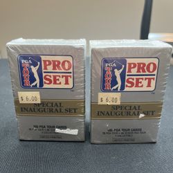 2 Sealed Boxes 1990 Pro Set PGA Tour - 100 Card Special Inaugural Limited Print 