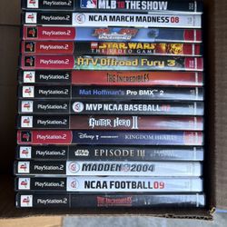 Lot Of Ps2 Games 