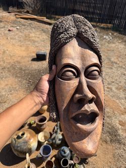 Large Decorative Face Mask Wall Art