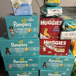 Pampers And Huggies 