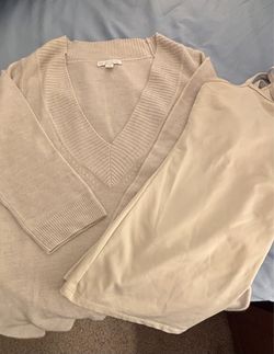 Sweater and cami twin set