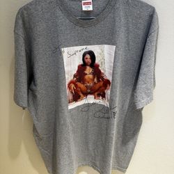 SUPREME LIL KIM TEE XL GREY 