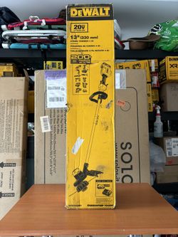 DEWALT 13” STRING TRIMMER ( 1 Battery 4.0 Ah + Charger )