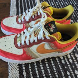 NIKE AIR FORCE 1 LITTLE ACCRA WITH CREASE PROTECTORS 
