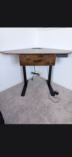 Up & down corner electric desk
