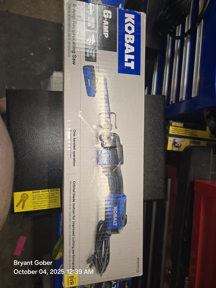 Kobalt 6 -Amp Variable Speed Reciprocating Saw