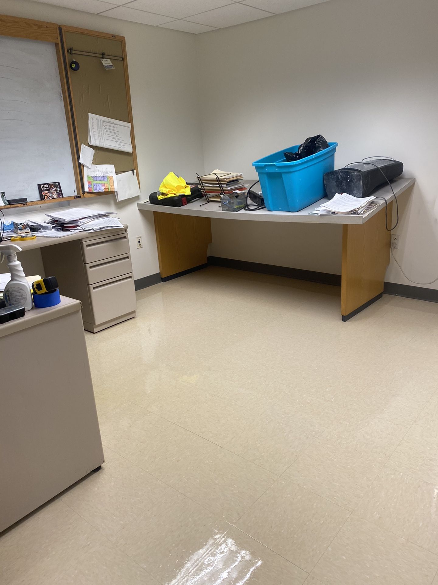 Waxing floor