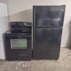 REFRIGERATOR AND RANGE