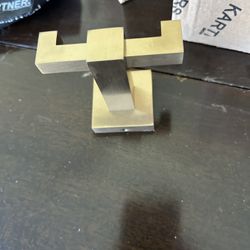 8 KASTNERS SOLID BRASS DOUBLE  HOOKS