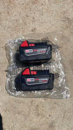 Milwaukee M18 5.0 Batteries 2 for $100