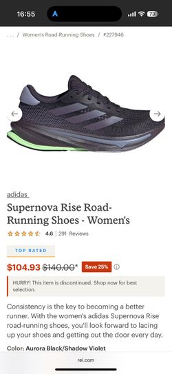 Adidas Dreamstrike Running Shoes (Women’s 8)