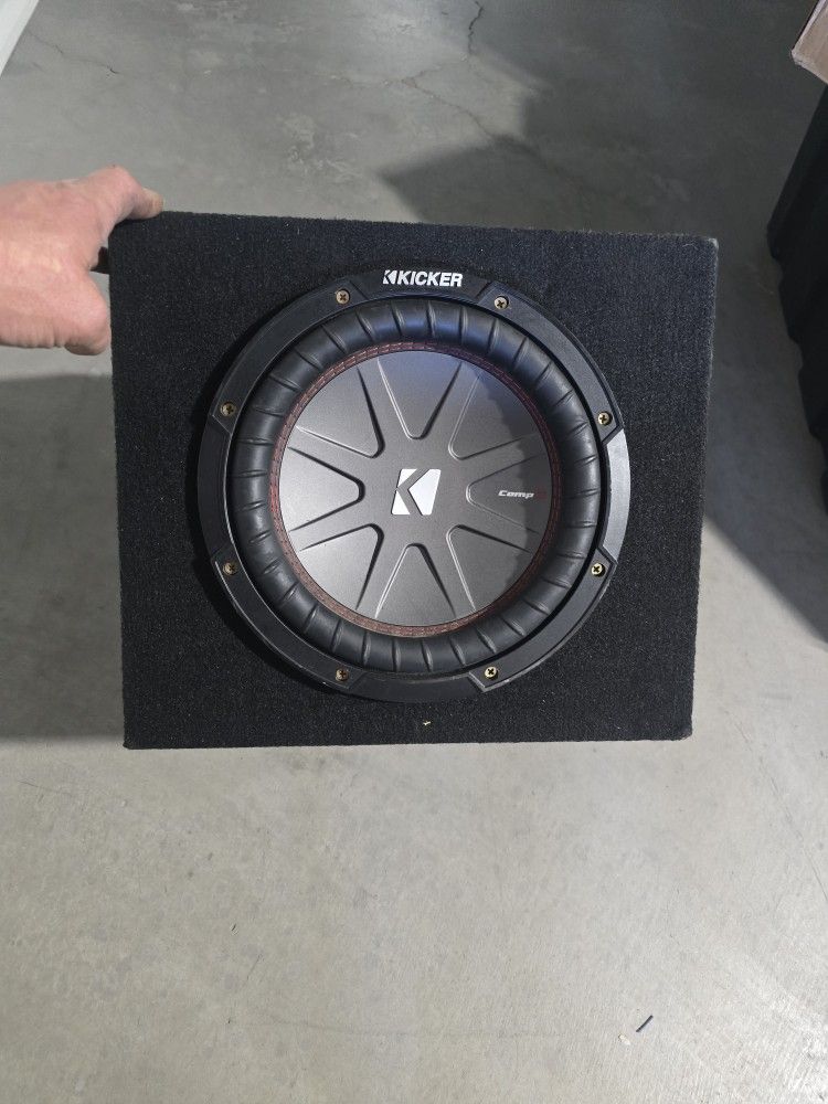10" Kicker CompR Sub In Box.