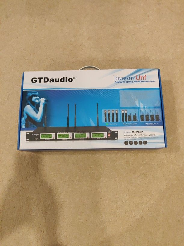 GTD Audio 4 X 800 Adjustable Channels Wireless 450ft