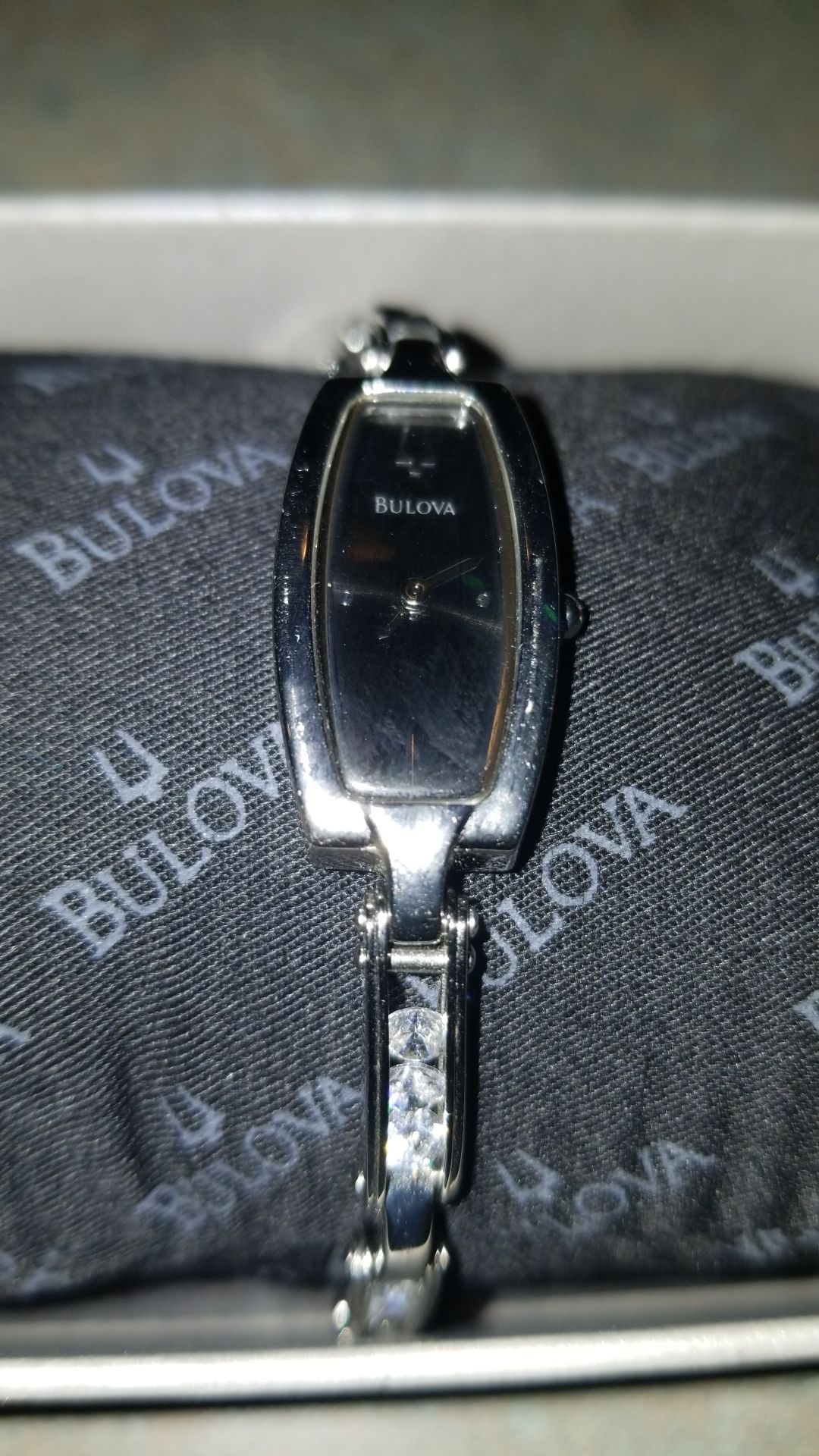 Bulova Women's 96T15 Stainless Steel Crystal Watch