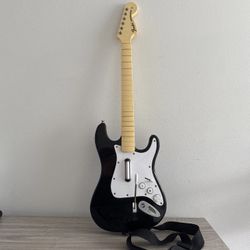 Nintendo Wii Wii U Rockband Guitar Controller 