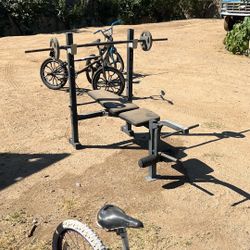 Bench With 30 Pounds With Bar